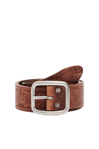 Cintura in pelle - Marrone