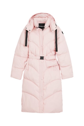 Piumino con cappuccio - Rosa