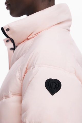 Piumino con cappuccio - Rosa