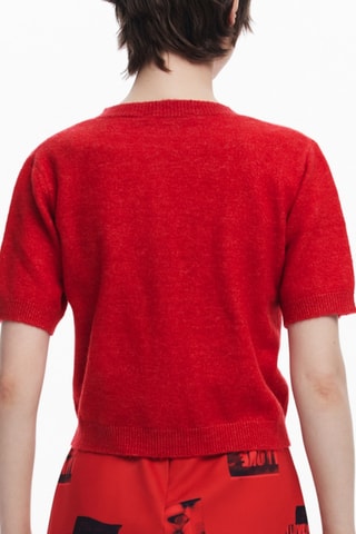 Cardigan - Rosso