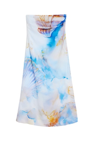 Abito bustier - Blu