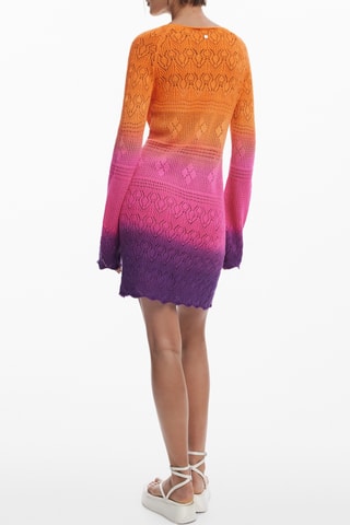 Abito tie and dye - Arancione