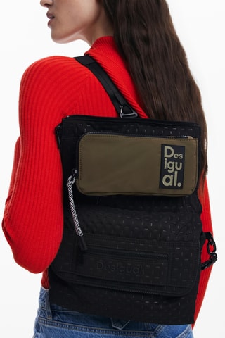 Borsa a tracolla - Nero e verde
