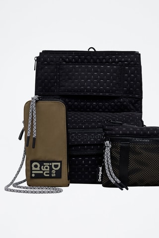 Borsa a tracolla - Nero e verde
