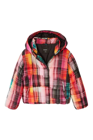 Piumino con cappuccio - Multicolore