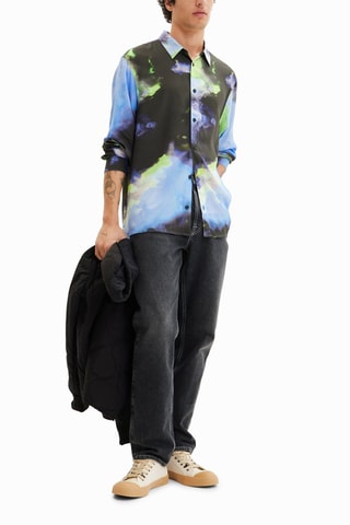 Camicia - Nero e verde