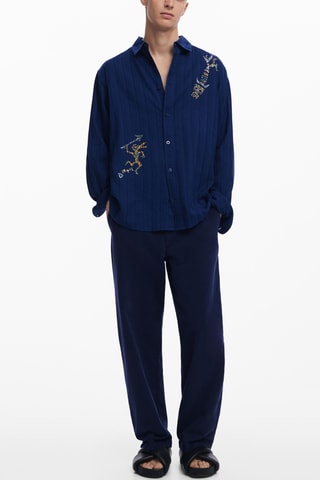 Camicia regular - Navy