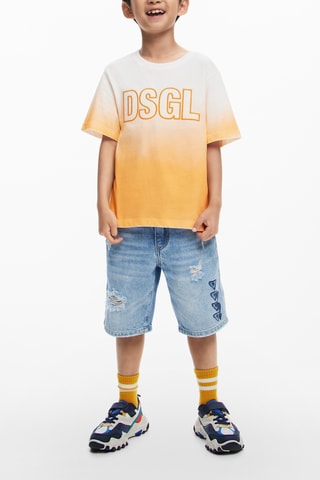 T-shirt dip and dye - Giallo