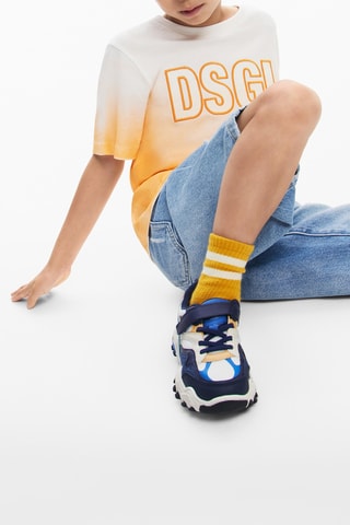 T-shirt dip and dye - Giallo