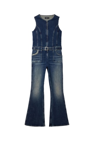 Tuta in jeans - Blu scuro