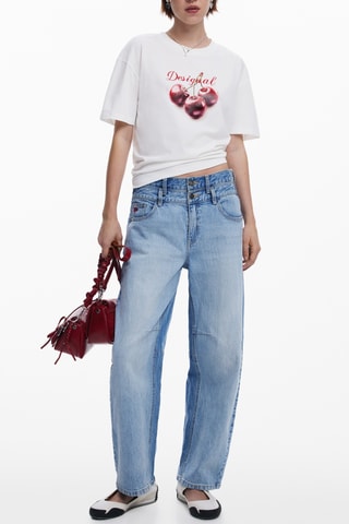 T-shirt regular - Blanc