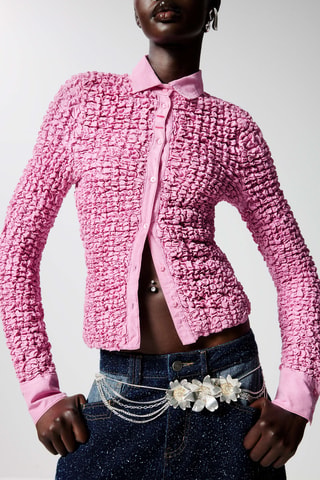 Camicia regular - Rosa