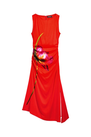 Abito taglio dritto - Rosso