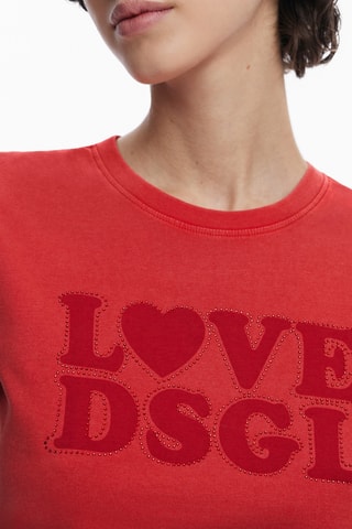 T-shirt regular - Rosso