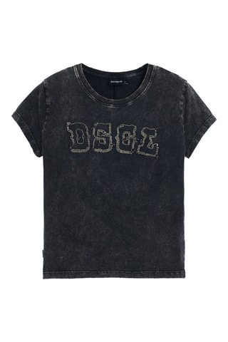T-shirt regular - Gris foncé