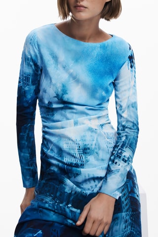 Abito midi - Blu