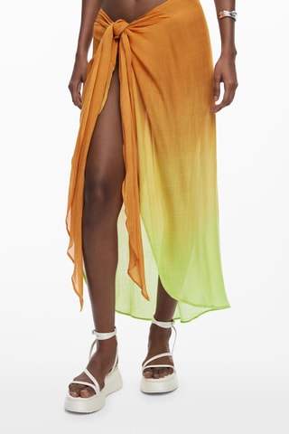 Pareo dip and dye - Arancione