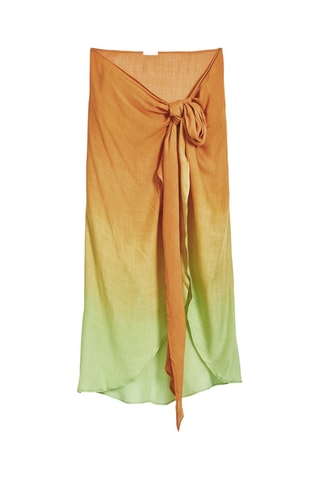 Pareo dip and dye - Arancione
