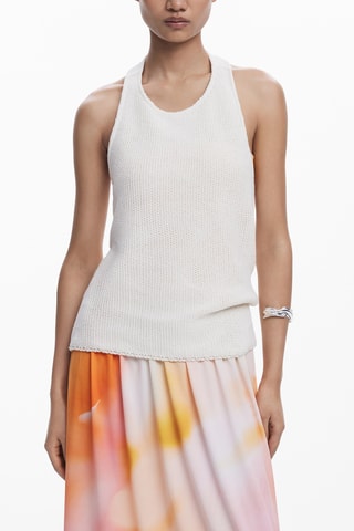 Abito bustier tie and dye 2 in 1 - Beige