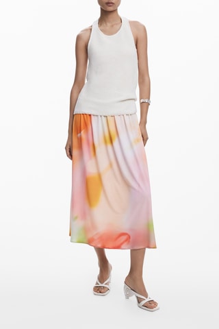 Abito bustier tie and dye 2 in 1 - Beige