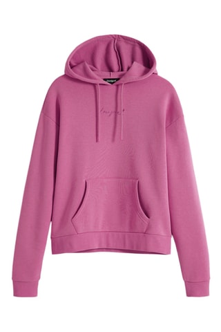 Felpa con cappuccio - Rosa