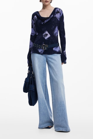 Top - Blu scuro