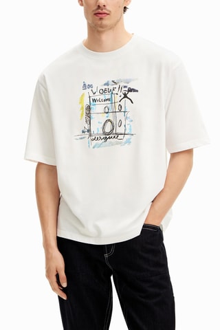 T-shirt regular - Bianco