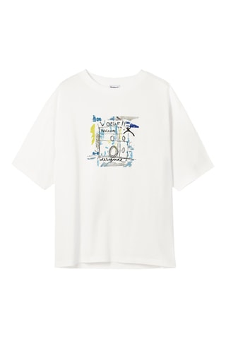 T-shirt regular - Bianco