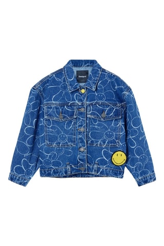 Giacca in jeans - Blu e giallo
