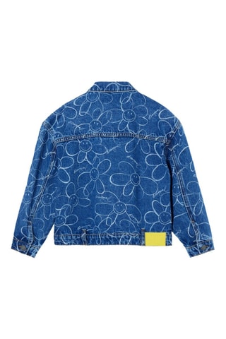 Giacca in jeans - Blu e giallo