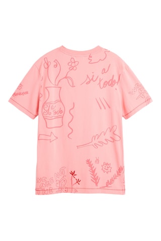 T-shirt regular - Corallo