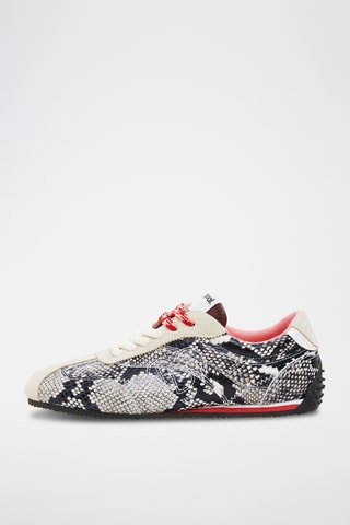 Sneakers in pelle - Beige