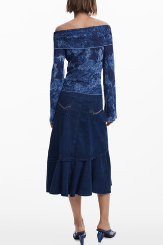 Top tie and dye - Blu