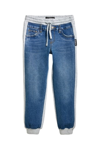 Pantaloni sportivi bimateriali - Grigio