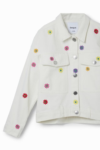 Giacca in jeans - Bianco