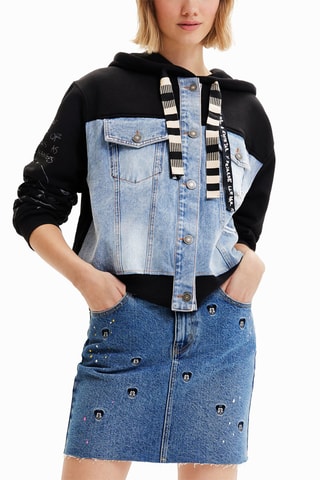 Gonna taglio dritto in jeans Topolino Disney