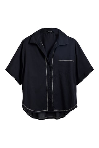 Camicia oversize - Nero
