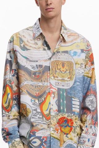 Camicia regular - Multicolore