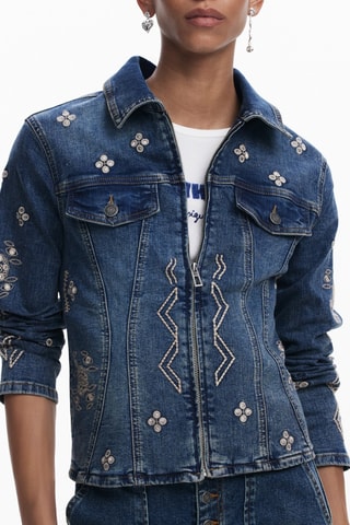 Giacca in jeans - Blu scuro