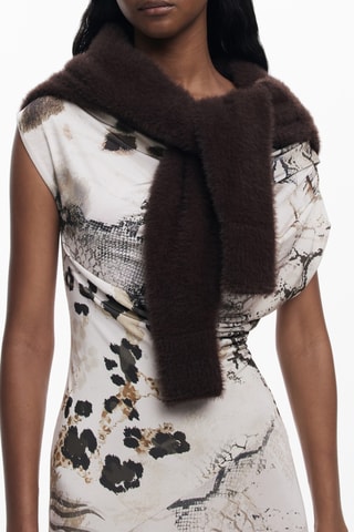 Abito a trapezio - Beige