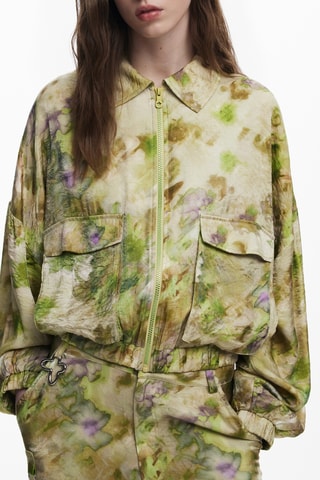 Giacca tie and dye - Verde