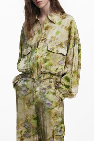 Giacca tie and dye - Verde