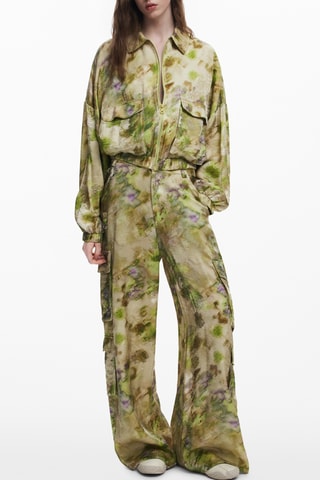 Giacca tie and dye - Verde