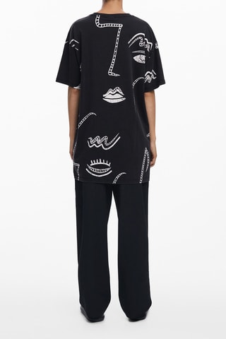 Abito T-shirt - Nero