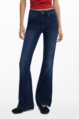 Jeans flare - Blu scuro