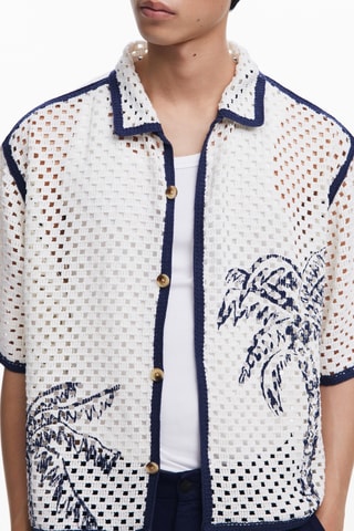 Camicia regular - Beige
