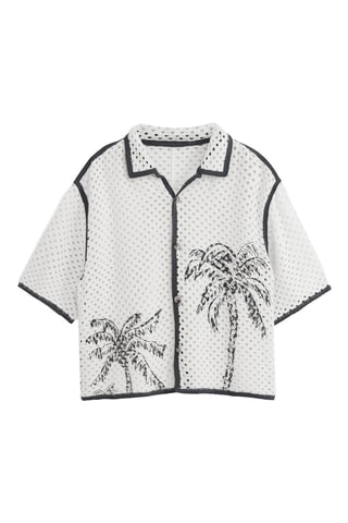 Camicia regular - Beige