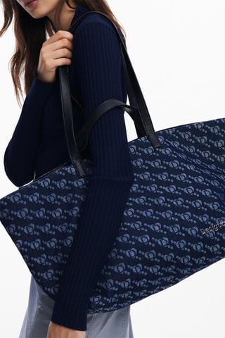 Shopping bag - Nero e blu
