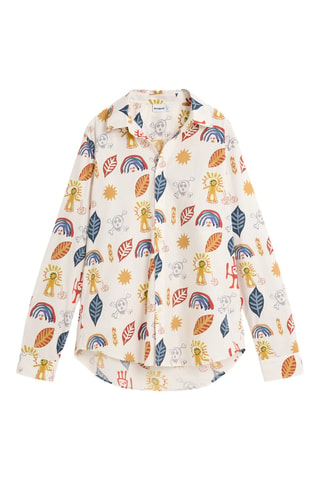 Camicia regular - Bianco