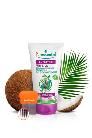 Champô Máscara Tratamento Anti-Piolhos com pente - 150 ml